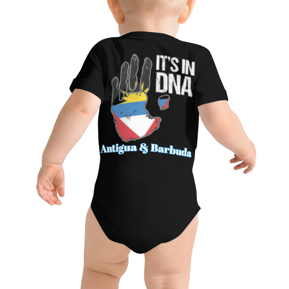 Antigua DNA- Baby short sleeve one piece
