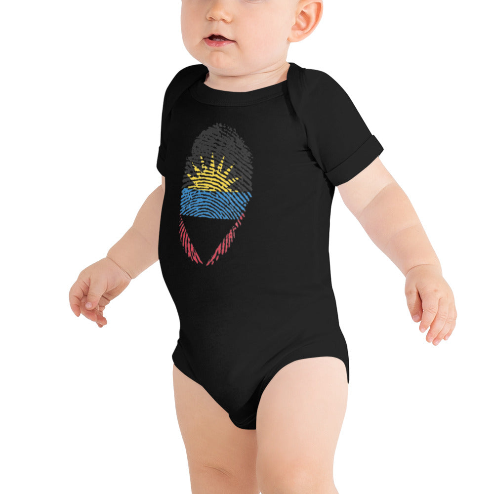 Antigua DNA- Baby short sleeve one piece