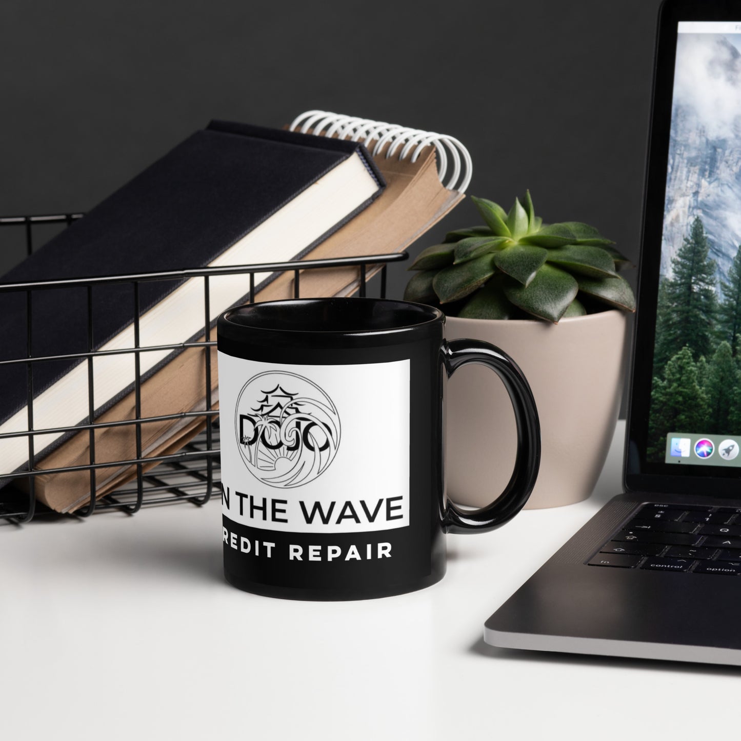DOJO CREDIT REPAIR - Black Glossy Mug