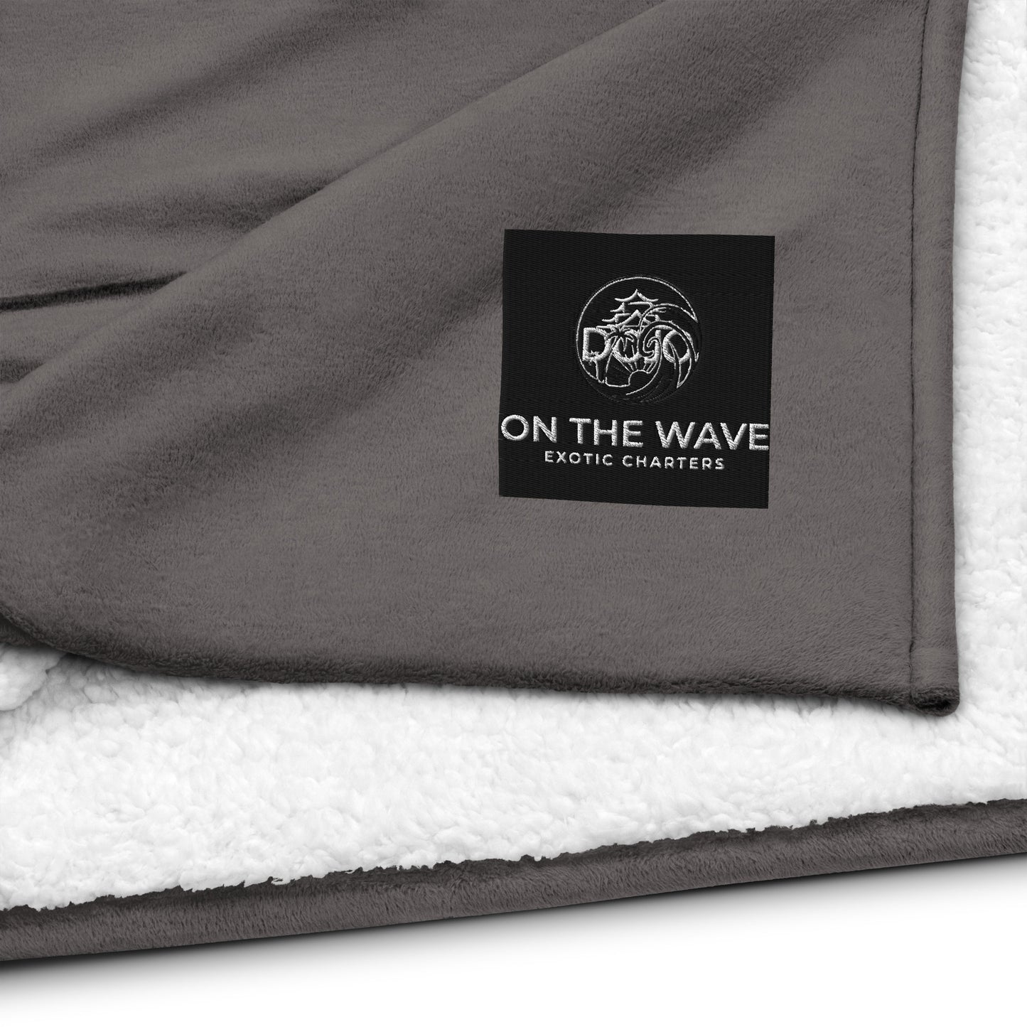 Dojo On The Wave  Exotic Charters -Premium sherpa blanket
