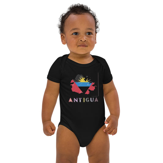 Antigua- Organic cotton baby bodysuit
