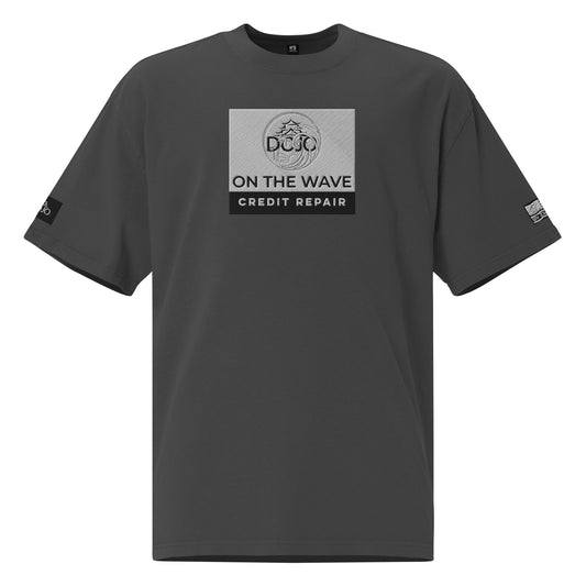Dojo Credit Repair over Priced Oversized faded t-shirt