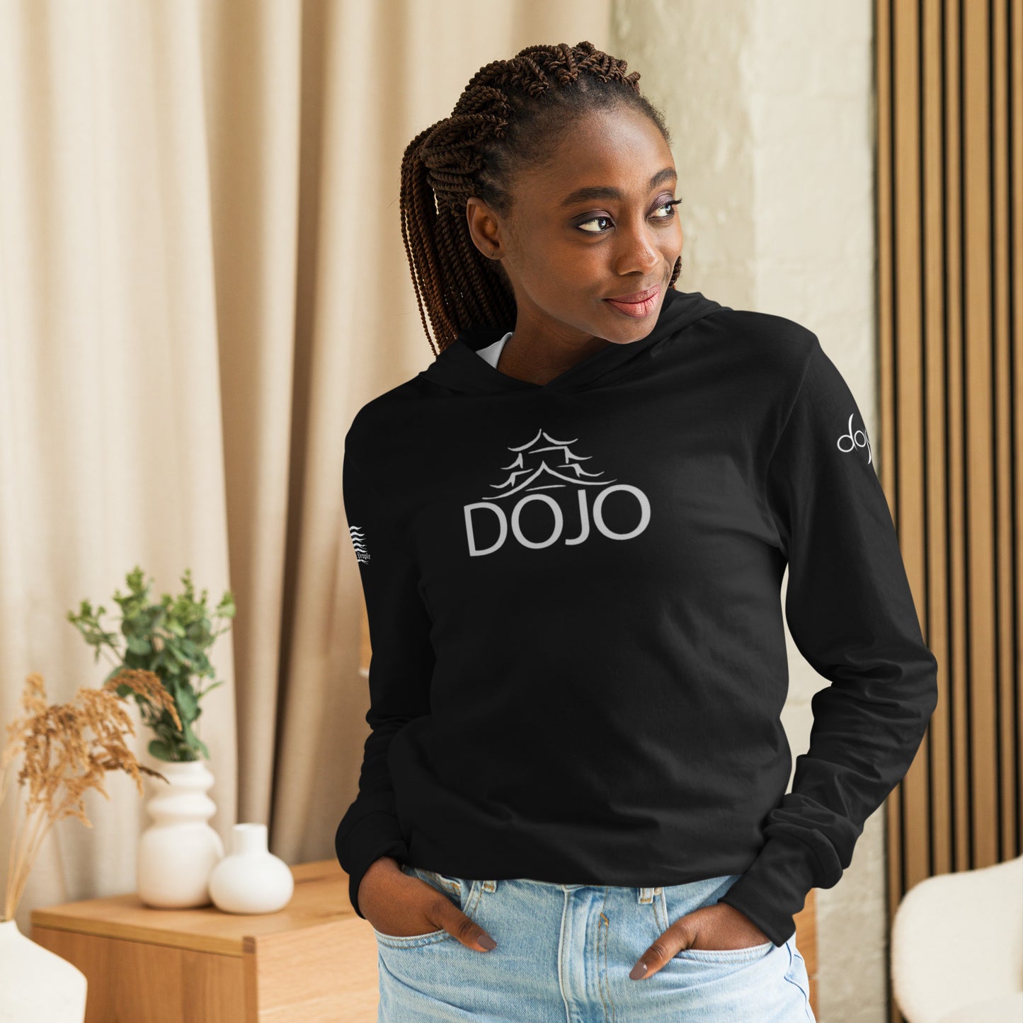 Dojo Credit Repair- Hooded long-sleeve tee